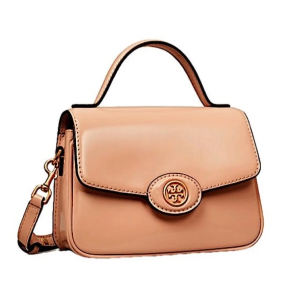 Tory Burch Women's Small Robinson Spazzolato Top Handle Bag - Picture 1 of 12